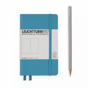 Leuchtturm A6 Pocket Nordic Blue Plain Hardcover Notebook