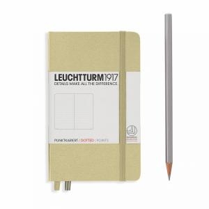 Leuchtturm A6 Pocket Sand Dotted Hardcover Notebook