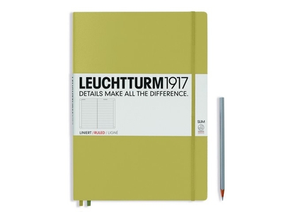 Leuchtturm A4+ Master Slim Sand Lined Hardcover Notebook 