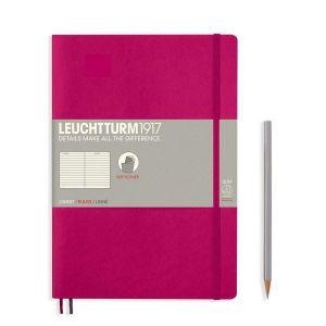 Leuchtturm B5 berry ruled softcover notebook