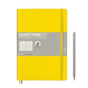 Leuchtturm B5 yellow ruled softcover notebook