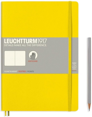 Leuchtturm B5 yellow dotted softcover notebook