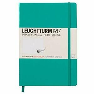 Leuchtturm B5 emerald plain softcover notebook