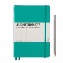 Leuchtturm B5 emerald dotted softcover notebook