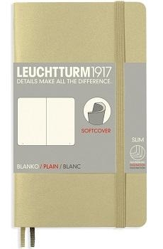 Leuchtturm A6 pocket sand plain softcover notebook