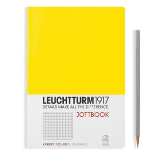 Leuchtturm A5 jottbook medium yellow squared softcover notebook
