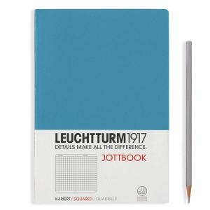 Leuchtturm A5 jottbook medium nordic blue squared softcover notebook