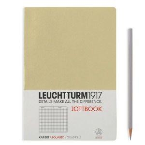Leuchtturm A5 jottbook medium sand squared softcover notebook