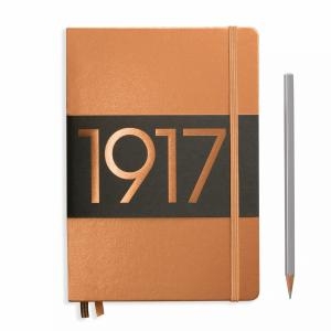 Leuchtturm A5 Medium Copper Ruled Hardcover Notebook Metallic Edition 