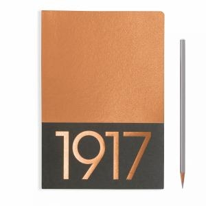 Leuchtturm A5 Jottbook Medium Copper Ruled 2pack Metallic Edition Softcover 