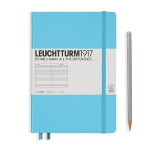 Leuchtturm A5 Medium Ice Blue Lined Notebook 