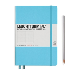 Leuchtturm A5 Medium Ice Blue Dotted Notebook 