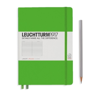 Leuchtturm A5 Medium Fresh Green Lined Notebook 