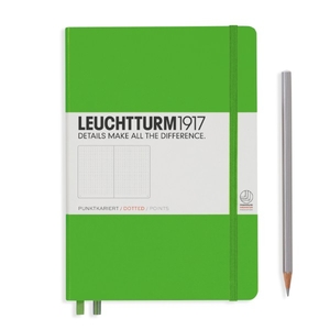 Leuchtturm A5 Medium Fresh Green Dotted Notebook 