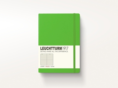 Leuchtturm B5 fresh green ruled softcover notebook