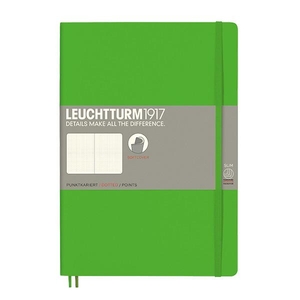 Leuchtturm B5 fresh green dotted softcover notebook