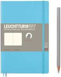 Leuchtturm B6+ ice blue plain slim softcover notebook