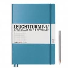 Leuchtturm B6+ nordic blue ruled slim softcover notebook