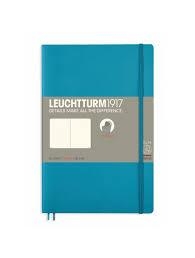 Leuchtturm B6+ nordic blue plain slim softcover notebook