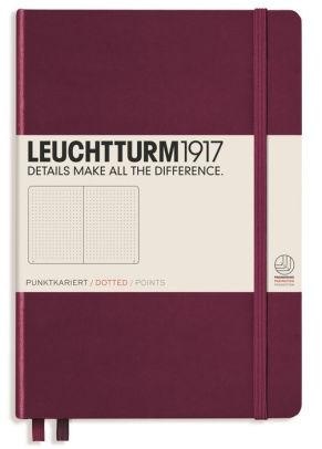 Leuchtturm A5 medium port red dotted hardcover notebook