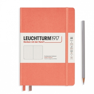 Leuchtturm A5 medium muted colours bellini dotted hardcover notebook