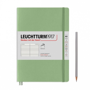 Leuchtturm A5 medium muted colours denim plain softcover notebook