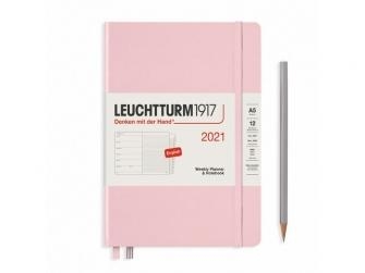 Leuchtturm Week Planner + Notebook Medium Powder agenda 2021