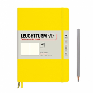 Leuchtturm A5 Medium Softcover Yellow Plain Notebook