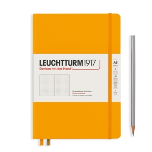 Leuchtturm Rising Colours A5 Medium Hardcover Rising Sun Dotted Notebook