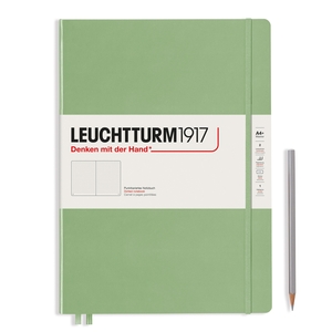 Leuchtturm B6+ black dotted slim softcover notebook