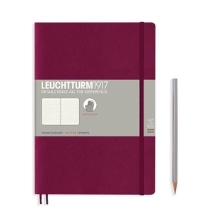 Leuchtturm A4+ Master Classic Port Red Dotted Hardcover Notebook