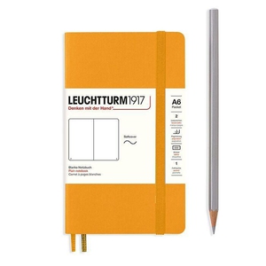 Leuchtturm A6 Pocket Rising Sun Plain Softcover notebook