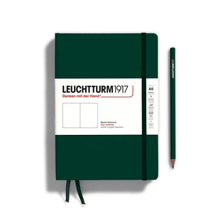 Leuchtturm Natural Colours A5 Medium Hardcover Forest Green Dotted Notebook
