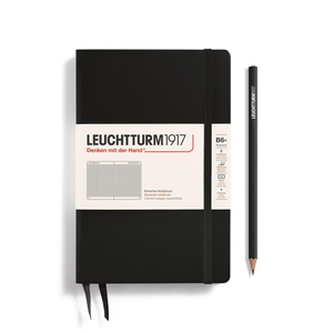Leuchtturm B6+ Black Squared Hardcover notebook