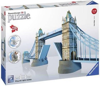Ravensburger 3D Puzzel Tower Bridge 216 stukjes