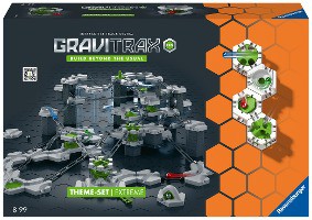 Ravensburger GraviTrax PRO Theme-Set Extreme. Interaktives Kugelbahnsystem, Konstruktionsspielzeug ab 8 Jahren. Kombinierbar mit allen GraviTrax Produktlinien, Starter-Sets, Extensions und Elements.