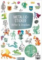 Metallic-Sticker - Ritter & Drachen