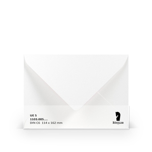 Rössler Papier Paperado Envelop C6 Wit 5-pak