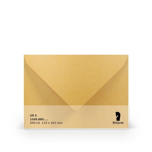 Rössler Papier Paperado Envelop C6 Goud 5-pak