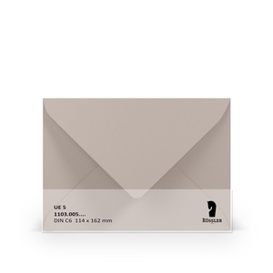 Rössler Papier Paperado Envelop C6 Taupe 5-pak