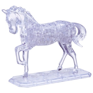 Crystal Puzzle 3D Paard transparant 100 stukjes