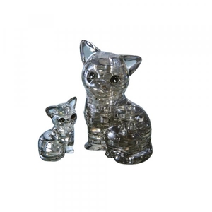 Crystal Puzzel 3D Kattenpaar 49 stukjes