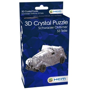 Crystal Puzzel 3D Oldtimer Zwart 53 stukjes