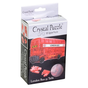 Crystal Puzzel 3D London Bus - Dubbeldekker Bus 53 stukjes