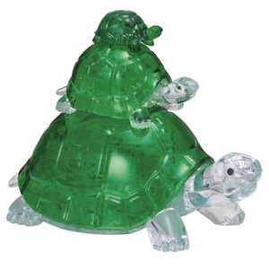 Crystal Puzzel 3D Schildpadden 37 stukjes