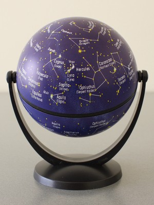 Globe 10 stars & constellations swivel & tilt