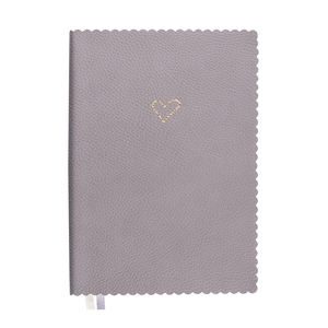 Artebene Majoie Notitieboek A5 - Heart Purple Lilac