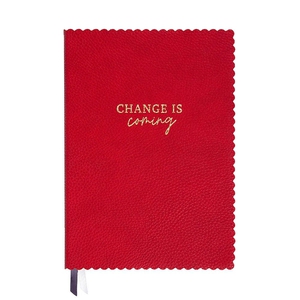 Artebene Majoie Notitieboek A5 - Change is Coming Red