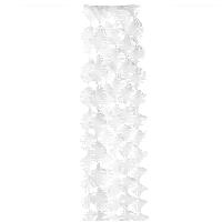 Krepp Girlanden, Weiß, FSC MIX, 7 Stk, 17,5 cm x 3 m, inkl. 2 m Kordel