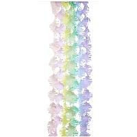 Krepp Girlanden, Regenbogen Pastell Mix, FSC MIX, 7 Stk, 17,5 cm x 3 m, inkl. 2 m Kordel